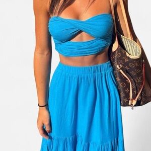 Princess Polly Vibrant Blue Two Piece Set